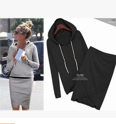 Summer Clothing In Winter - 2 piezas mujeres Stes estilo europeo