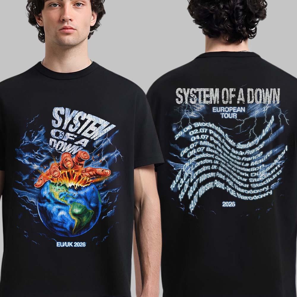 Summer Clothing Uk Men - Camiseta System of A Down European