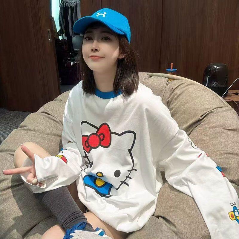 Summer Clothing Us - Camiseta de manga larga con estampado