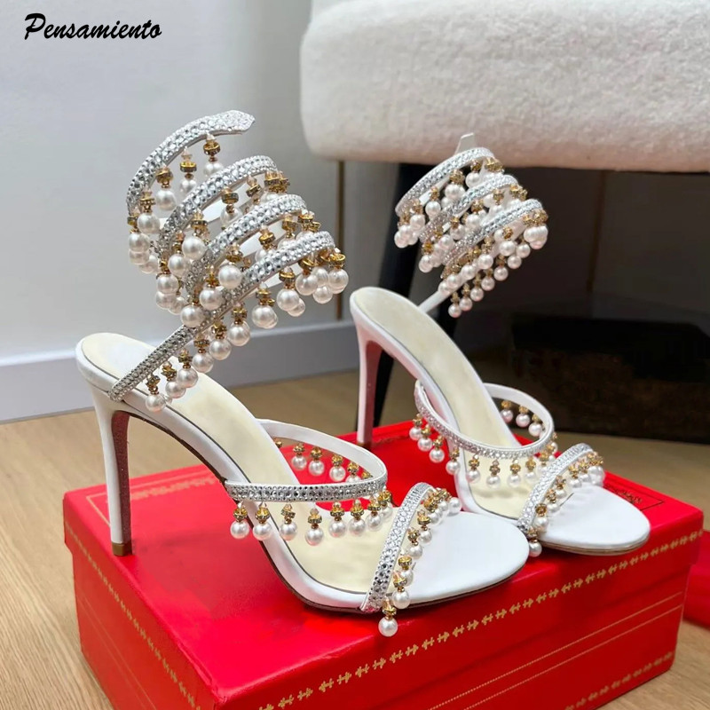 Summer Holiday Clothing Women - Sandalias de gladiador de lujo con