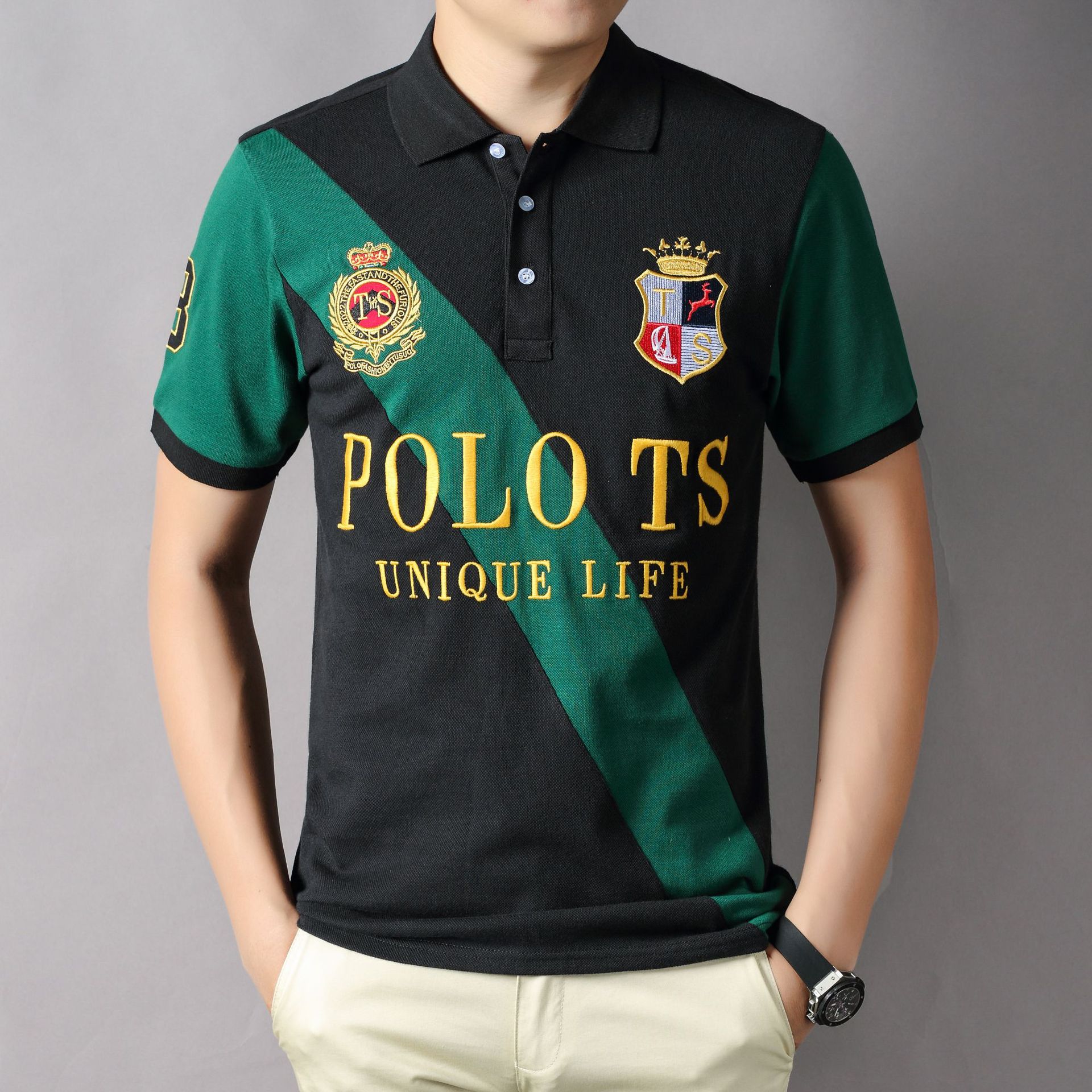 Summer Clothing Uk Men - Polo deportivo británico para hombre, camiseta