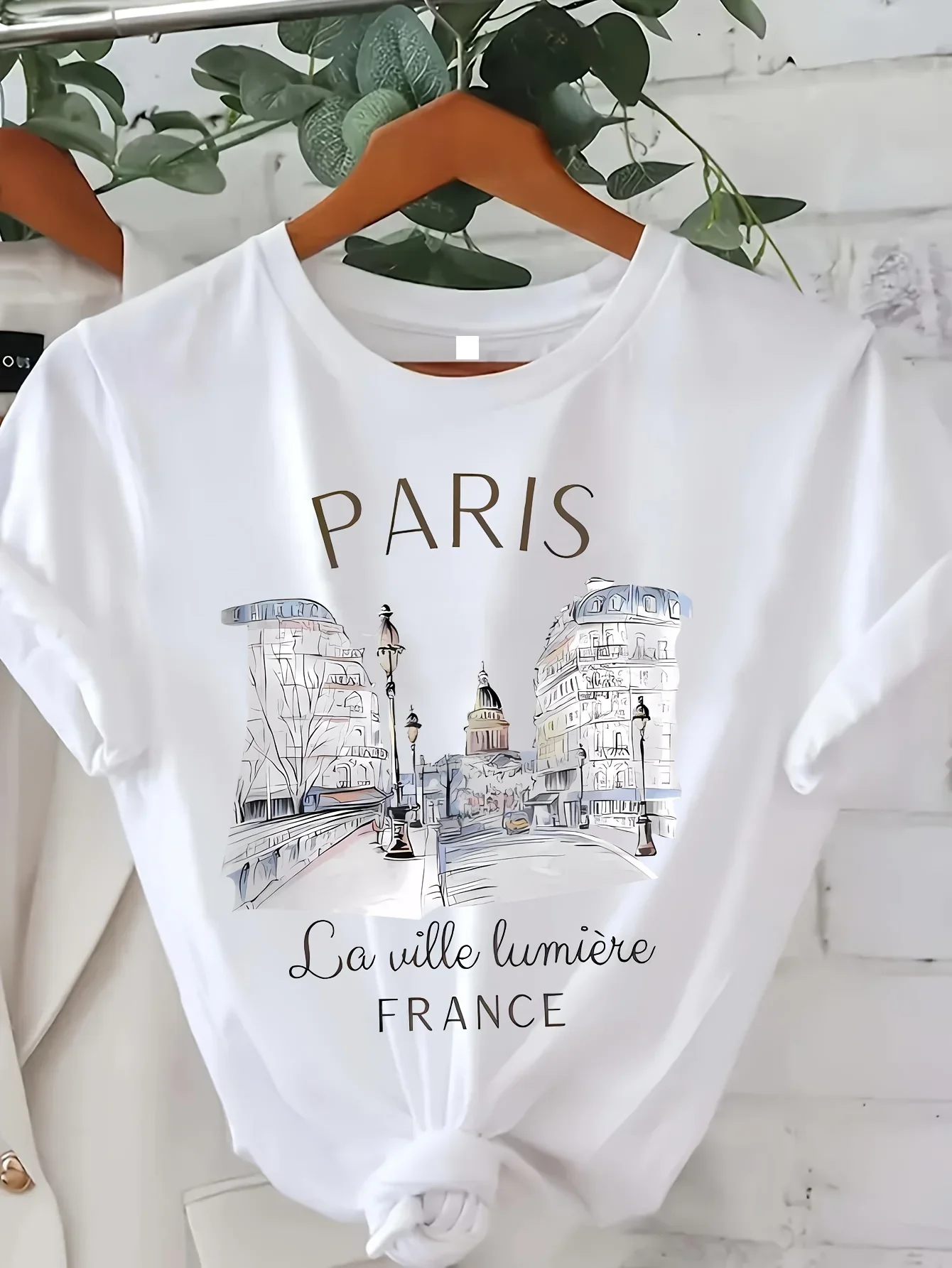 Summer Clothing In Paris - Camiseta Y2k Paris para mujer, camiseta