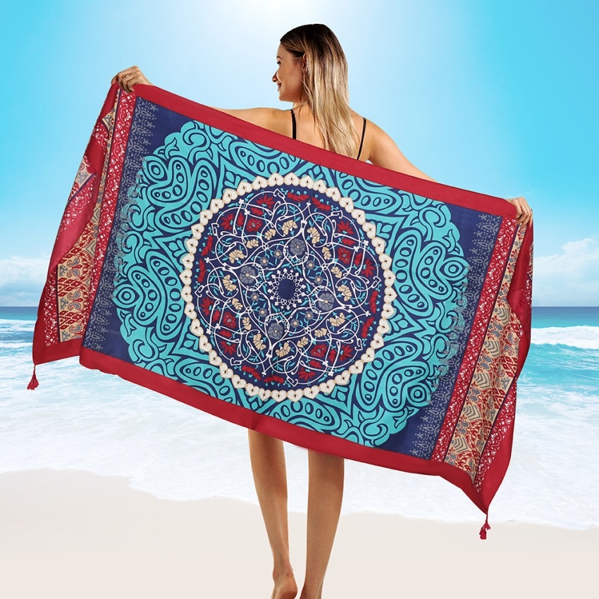 Sarong Pareo Wrap - 2018 nuevo 90x180cm sarga de algodón