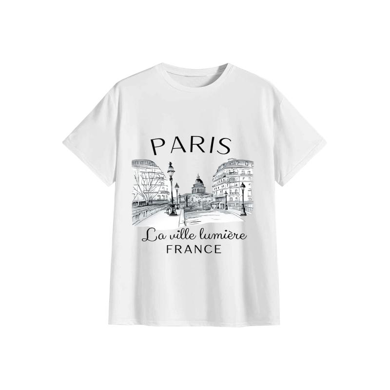 Summer Clothing In Paris - Camiseta de los años 90 con